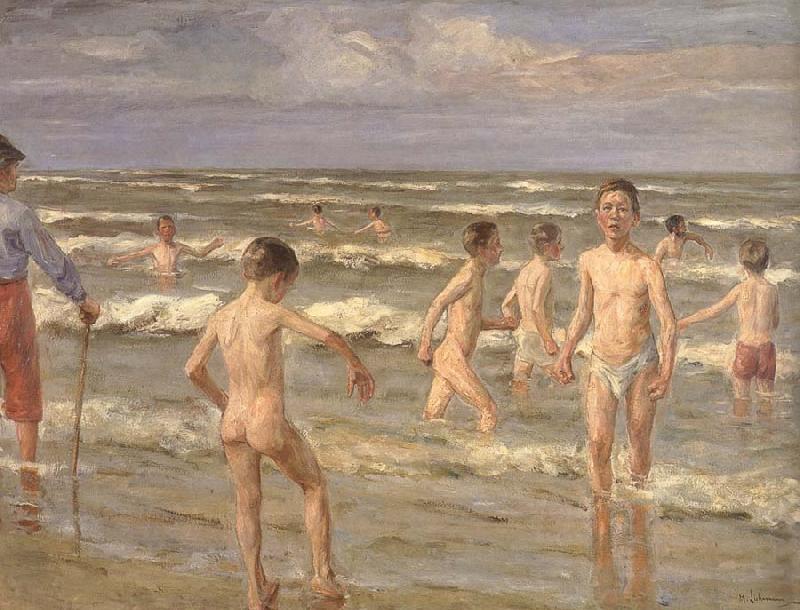 Walter Leistikow Bathing boy Sweden oil painting art